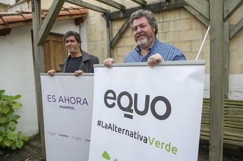 Fernando Iglesias y Juantxo López de Uralde. (Juanan RUIZ / ARGAZKI PRESS)