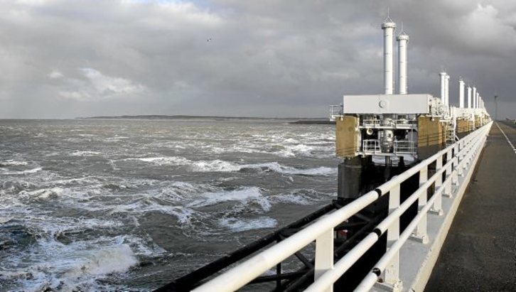 Oosterscheldekering izeneko dikea. (Bas CZERWINSKI)