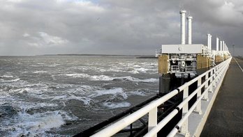 Oosterscheldekering izeneko dikea. (Bas CZERWINSKI)