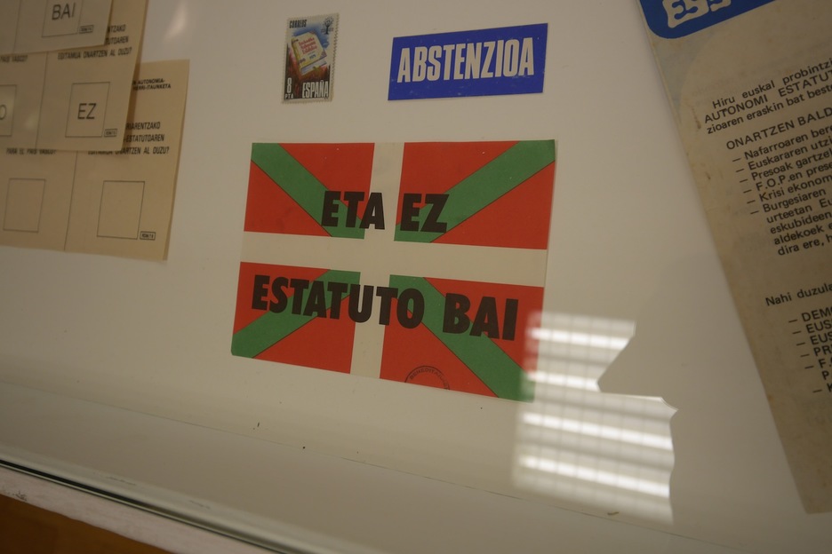 A favor del Estatuto y contra ETA. (Gotzon ARANBURU)