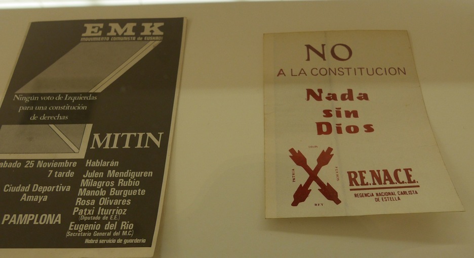 Cartel de Regencia Nacional Carlista de Estella contra la Constitución. (Gotzon ARANBURU) 