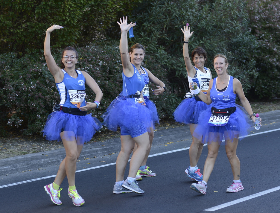 Buen humor entre los participantes. (Gorka RUBIO / ARGAZKI PRESS)