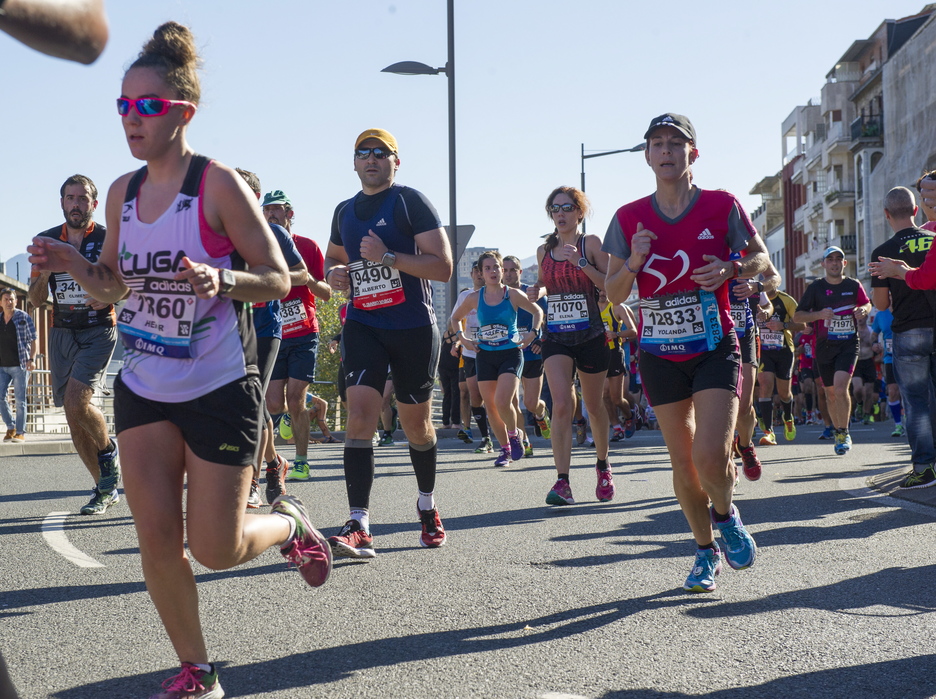 La jornada ha estado marcada por el calor. (Gorka RUBIO / ARGAZKI PRESS)
