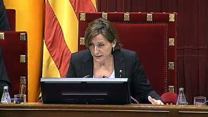 La presidenta del Parlament, Carme Forcadell.