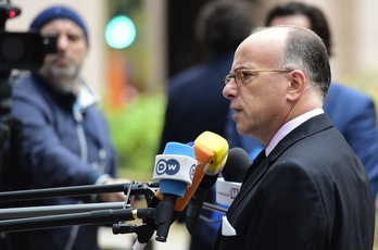 Bernard Cazeneuve, en una comparecencia reciente. (Emmanuel DUNAND / AFP)