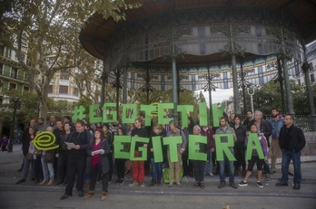 Euskal Herrian Euskaraz-ek abenduaren 3rako egitasmo bat aurkeztu du. (Juan Carlos RUIZ / ARGAZKI PRESS)