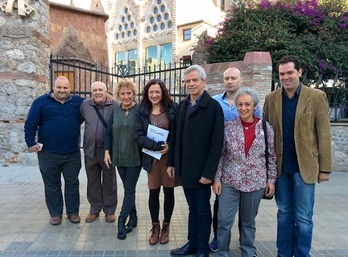 Miembros de la dirección de Súmate, con el presidente y diputado de JxSí, Eduardo Reyes, en el centro de la imagen. (SÚMATE)