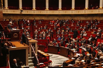 Intervención de Manuel Valls en la Asamblea francesa. (François GUILLOT/AFP)