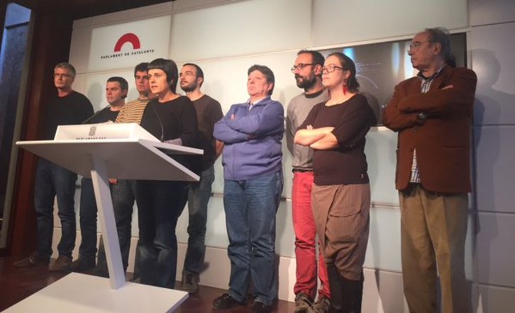 Rueda de prensa de la CUP. (@cupnacional)