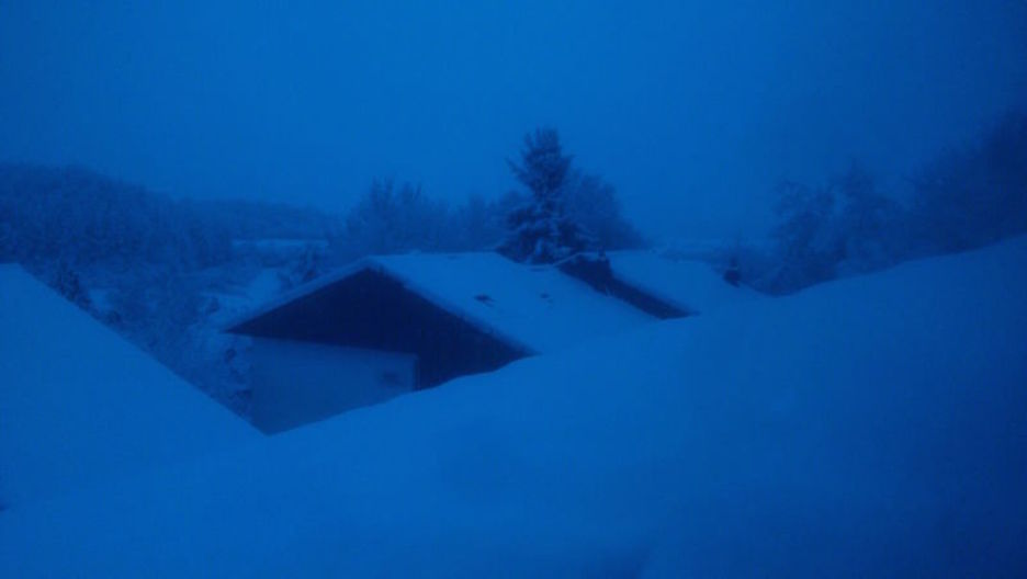 Aurizberrin elurrak estalita esnatu dira (Andoni LARZABAL)