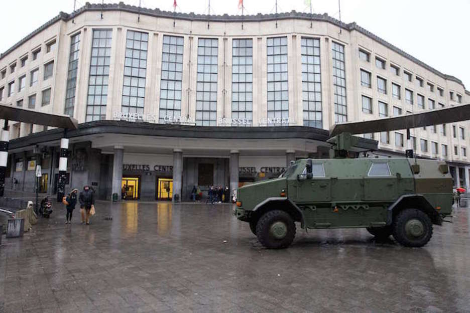 Exterior de la Estación Central de Bruselas (Nicolas MAETERLINCK | AFP) Exterior de la Estación Central de Bruselas (Nicolas MAETERLINCK | AFP)