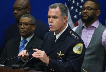 Garry McCarthy, superintendente de la Policía de Chicago. (Scott OLSON / AFP)