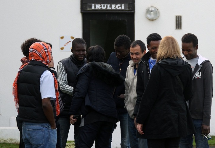 Joan zen astean iritsi ziren lehen errefuxiatuak Baigorrira. (Isabelle MIQUELESTORENA)