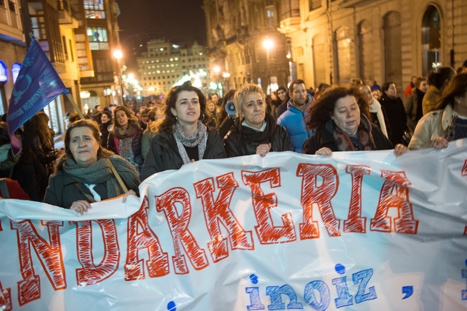 Movilización en Bilbo. (Marisol RAMÍREZ / ARGAZKI PRESS)