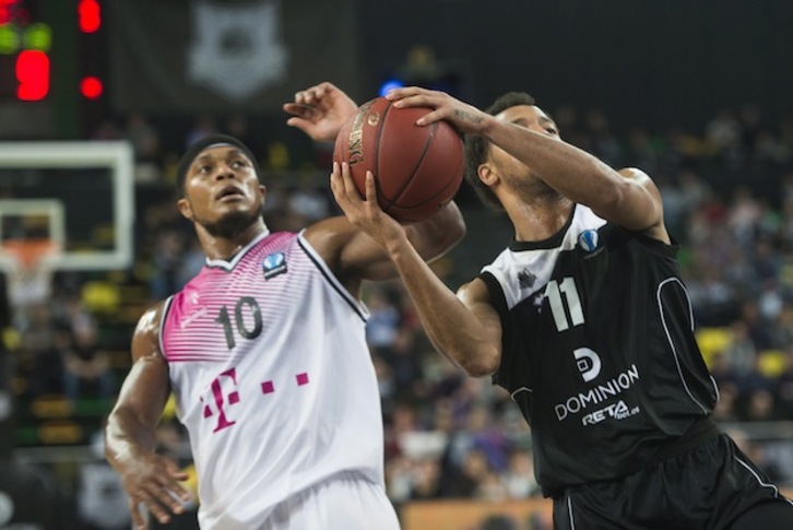 Clevin Hannah ha anotado 23 puntos. (Marisol RAMÍREZ / ARGAZKI PRESS)