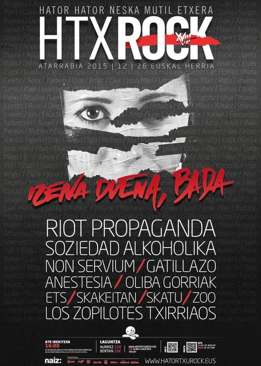 Cartel de Hatortxu Rock 2015