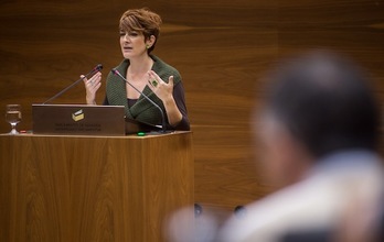 Bakartxo Ruiz, parlamentaria de EH Bildu. (Jagoba MANTEROLA/ARGAZKI PRESS)