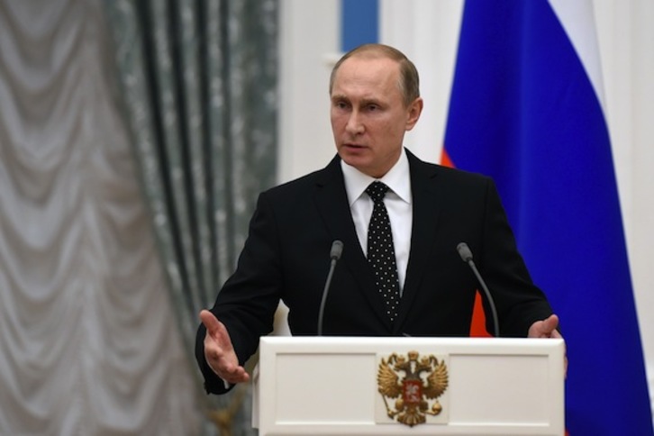 El presidente ruso, Vladimir Putin. (Stephane DE SAKUTIN/AFP)
