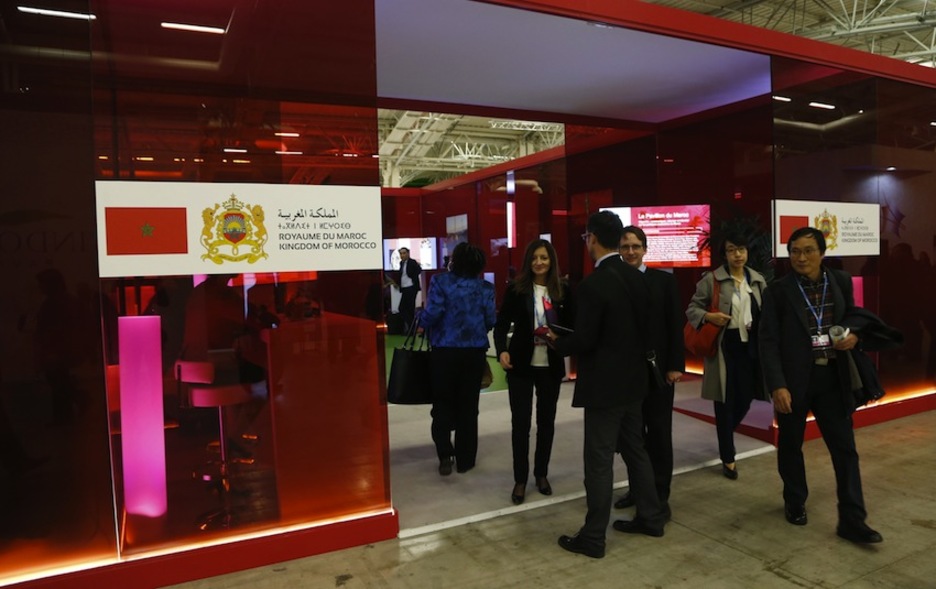 Pabellón de Marruecos. (Thomas SAMSON / AFP) Pabellón de Marruecos. (Thomas SAMSON / AFP)