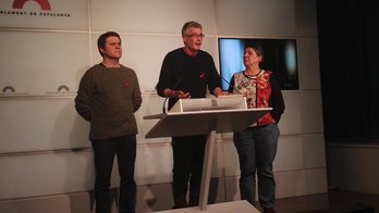 El diputado de la CUP Sergi Saladié. (@cupnacional)