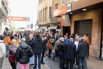 Irduienean aurkeztu dute Egunkariaren sorreraren inguruko dokumentala. (ARGAZKI PRESS)