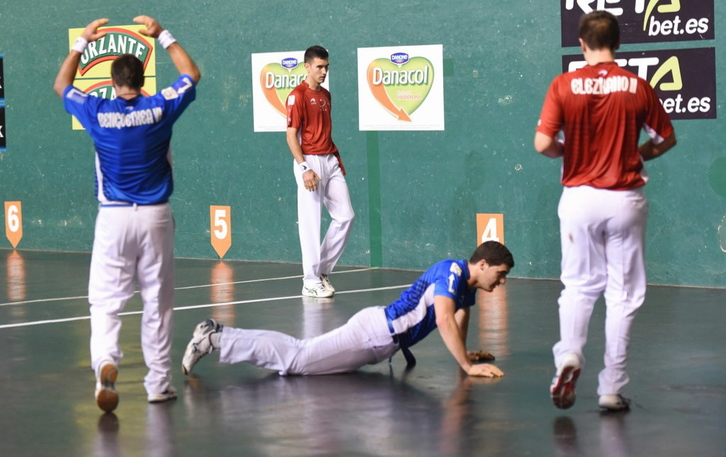 El partido se ha disputado en Durango. (Andoni CANELLADA / ARGAZKI PRESS)