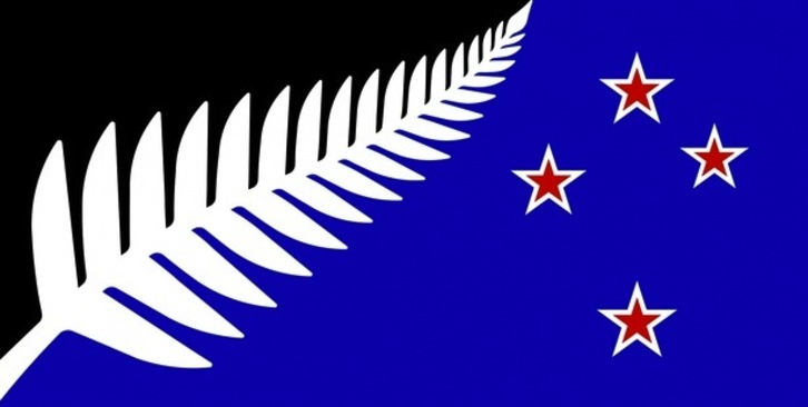 Bandera ganadora en la primera fase del referéndum en Nueva Zelanda. (NZGovernment)