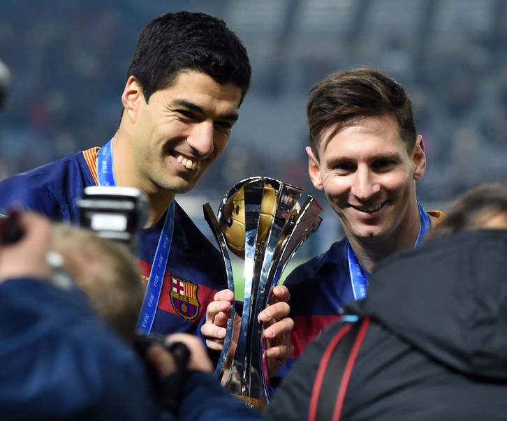 Suárez, junto a Messi, ha sido el mejor jugador del torneo. (AFP