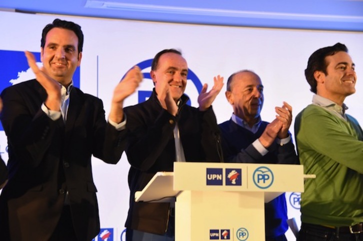El tándem UPN-PP ha sido la fuerza más votada en Nafarroa. (Andoni CANELLADA/ARGAZKI PRESS)