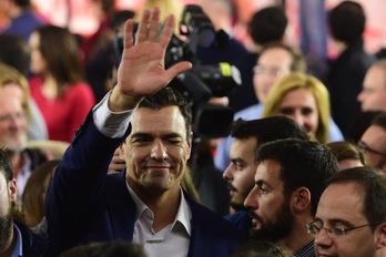 César Luena ha comparecido trase la reunión de la Ejecutiva del PSOE. (@PSOE)