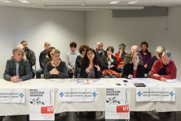 Comparecencia de Bagoaz en Baiona. (Isabelle MIQUELESTORENA)