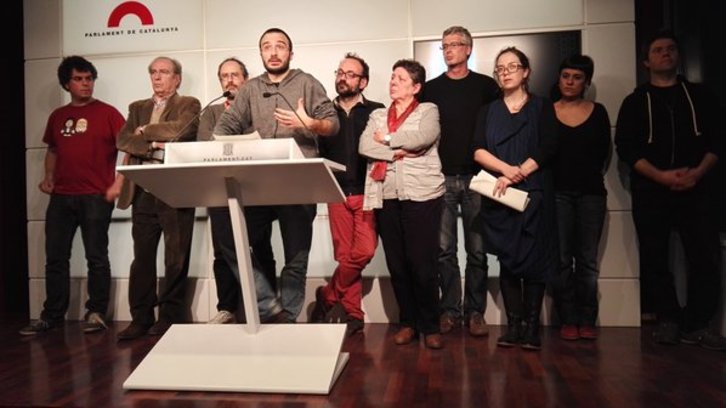 Comparecencia de los diputados de la CUP. (@cupnacional)