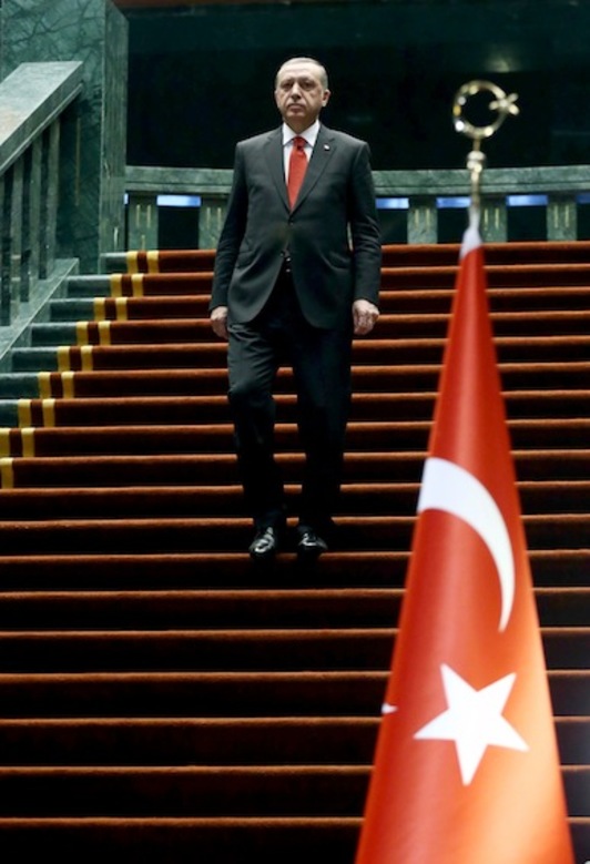 Recep Tayyip Erdogan, presidente de Turquía. (Adem ALTAN/AFP)