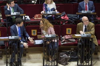 El Gobierno foral ha sacado adelante los presupuestos gracias a su pacto con el PSE. (ARGAZKI PRESS)