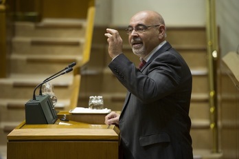 El portavoz del PSE, José Antonio Pastor. (Juanan RUIZ / ARGAZKI PRESS)