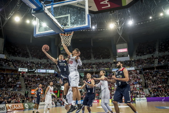 El Baskonia se ha impuesto al Real Madrid. (Jaizki FONTANEDA / ARGAZKI PRESS)