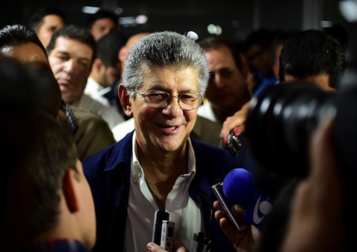 Henry Ramos Allup presidirá la Asamblea Nacional de Venezuela. (Ronaldo SCHEMIDT/AFP)