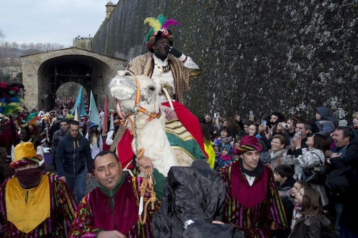 Al final no era Baltasar, sino un emisario del ‘embetunado’ Lizaur. (Iñigo URIZ / ARGAZKI PRESS)
