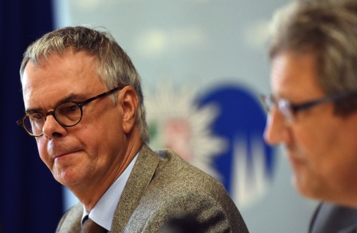 El jefe de la Policía de Colonia, Wolfgang Albers, en una imagen de archivo. (HENNING KAISER / AFP)