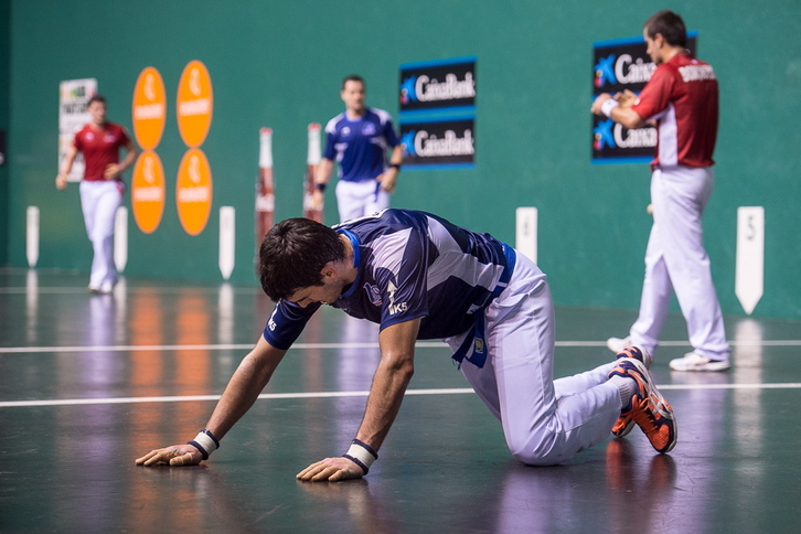 Ezkurdiak ez du garaipena eskuratzerik izan (Iñigo URIZ/ARGAZKI PRESS)