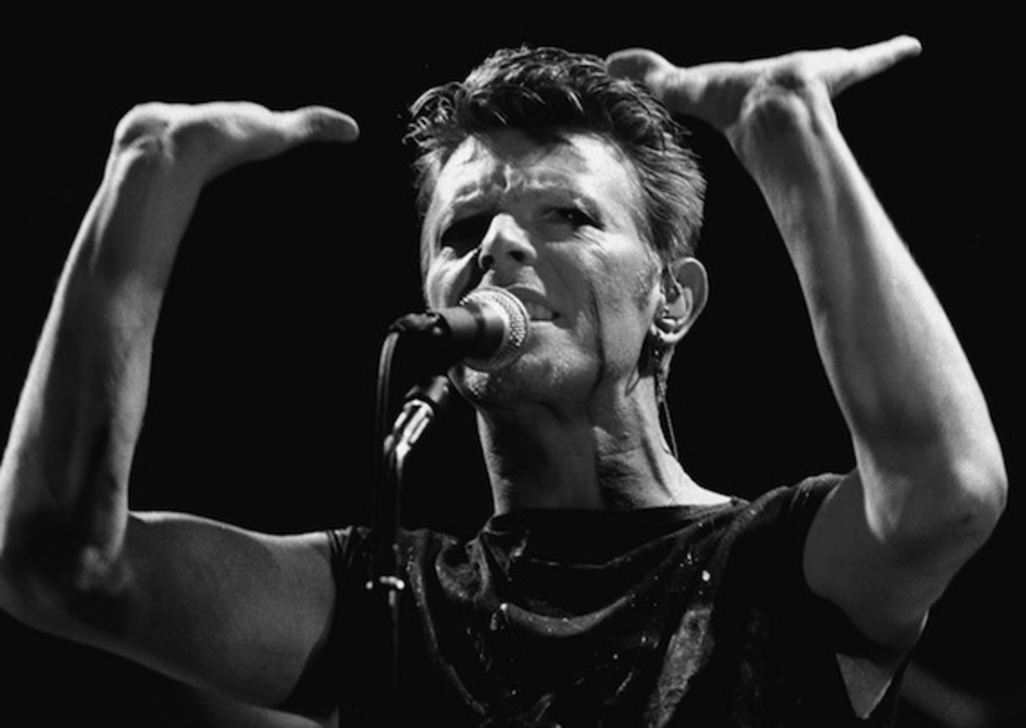 Concierto de Bowie en Frankfurt, en mayo de 1983. (Katja LENZ/AFP)