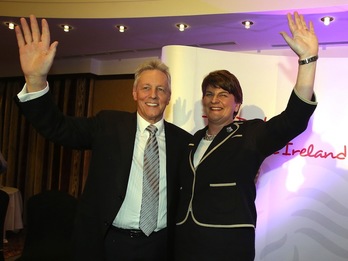 Robinson y Foster, en una imagen de archivo. (Paul FAITH / AFP)