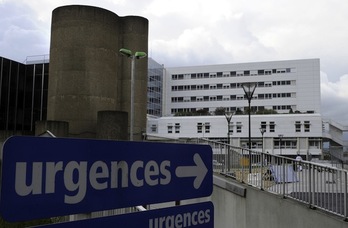Hospital de Rennes donde están ingresadas las personas afectadas. (DAMIEN MEYER / AFP)