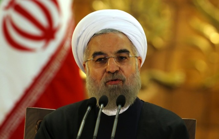 Hassan Rohani, presidente de Irán. (Atta KENARE/AFP)