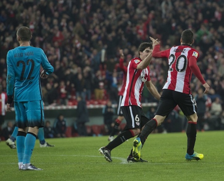 Aduriz y San José. (Marisol RAMIREZ/ARGAZKI PRESS)