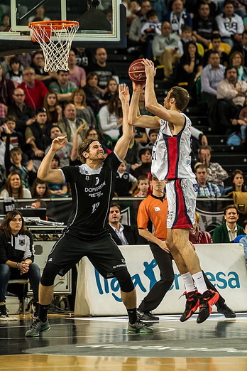 Bilbao Basket-ek irabazi egin du Miribillan. (Aritz LOIOLA / ARGAZKI PRESS)