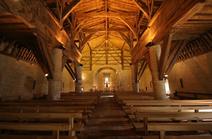 Ermita de la Antigua de Zumarraga, otro de los miles de bienes inmatriculados por la Iglesia en Euskal Herria. (Gotzon ARANBURU/FOKU)