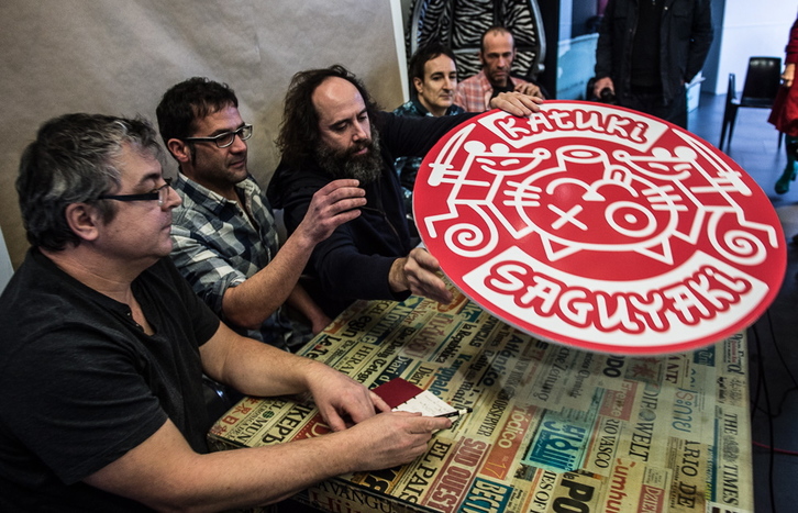 Presentación de Katuki Saguyaki, la nueva marca de Urmeneta. (Jagoba MANTEROLA / ARGAZKI PRESS)