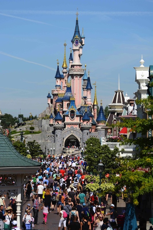 El parque de atracciones de Disneyland París. (Bertrand GUAY/AFP)