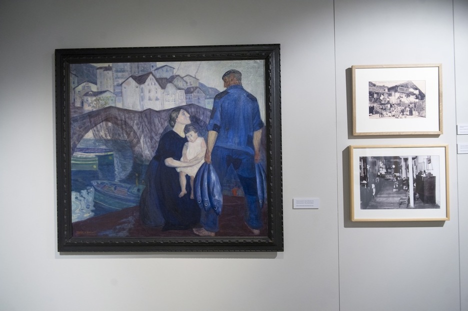 Etxeko lanarekin ere uztartu behar zen itsasoa. (Juan Carlos RUIZ / ARGAZKI PRESS)